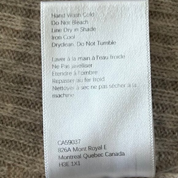 Naif Wool Light Gray Sweater Sz XS - Picture 6 of 8